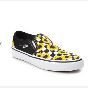 Vans Asher Sunflower Checker Shoe